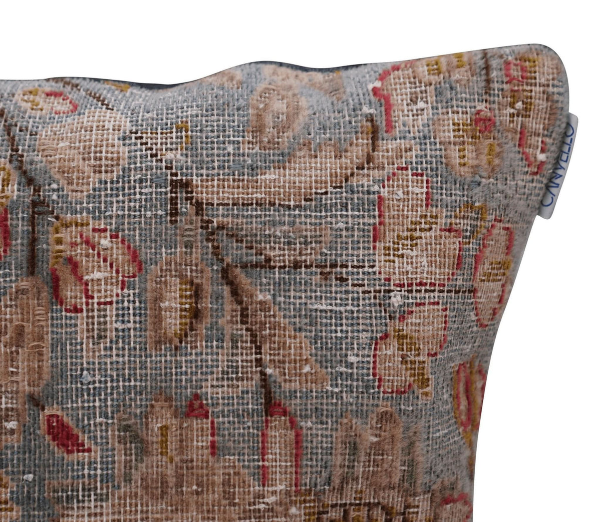Canvello Antique Red And Brown Throw Pillows - 18&quot;x18&quot; - Cultheir