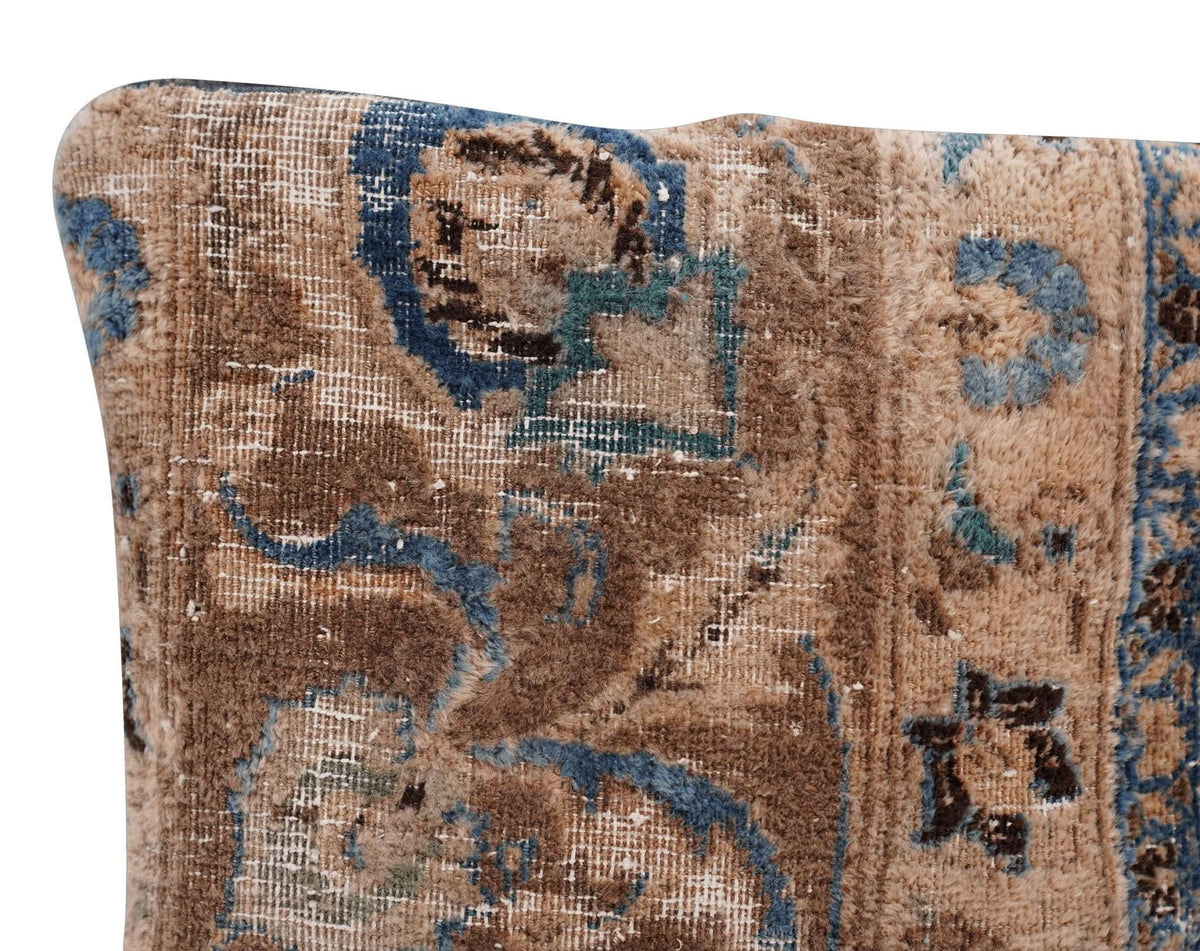 Canvello Antique Rug Brown Pillows For Couch - 16&quot;x16&quot; - Cultheir