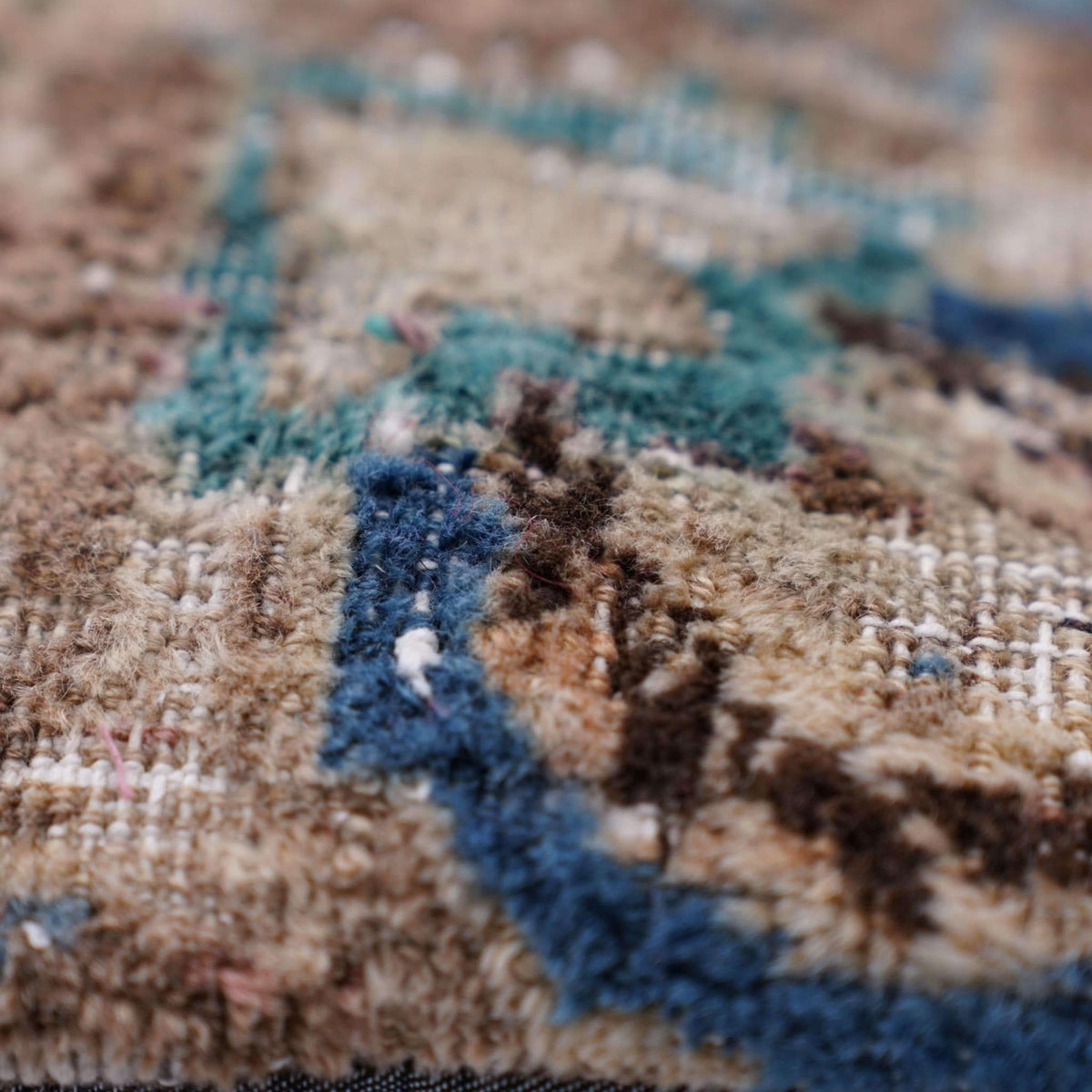 Canvello Antique Rug Brown Pillows For Couch - 16&quot;x16&quot; - Cultheir
