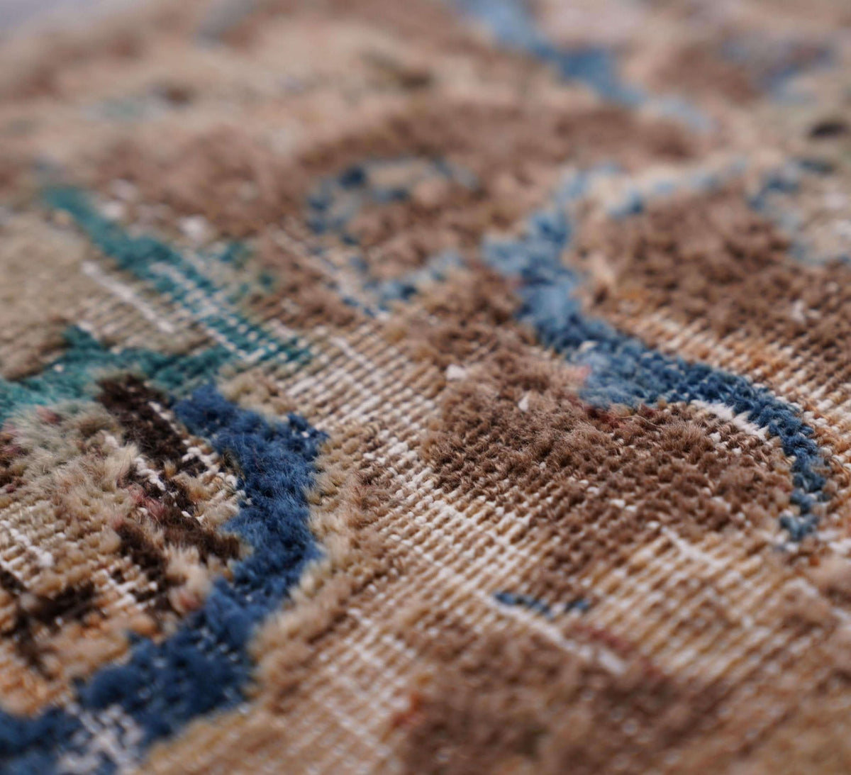 Canvello Antique Rug Brown Pillows For Couch - 16&quot;x16&quot; - Cultheir