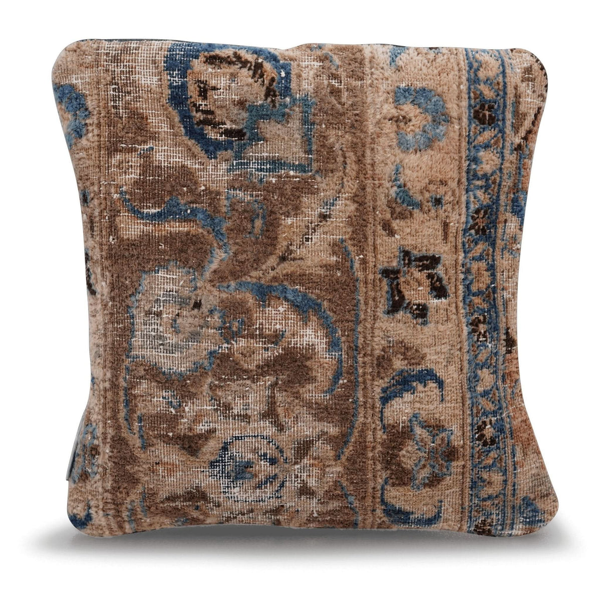 Canvello Antique Rug Brown Pillows For Couch - 16&quot;x16&quot; - Cultheir