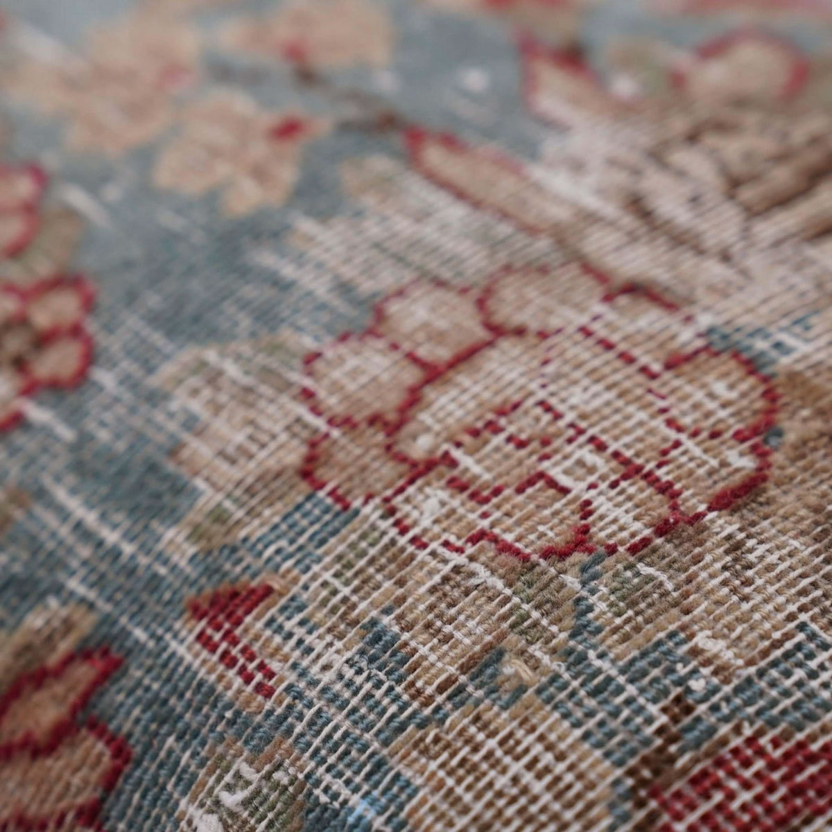 Canvello Antique Rug Custom Couch Cushion - 16&quot;x24&quot; - Cultheir