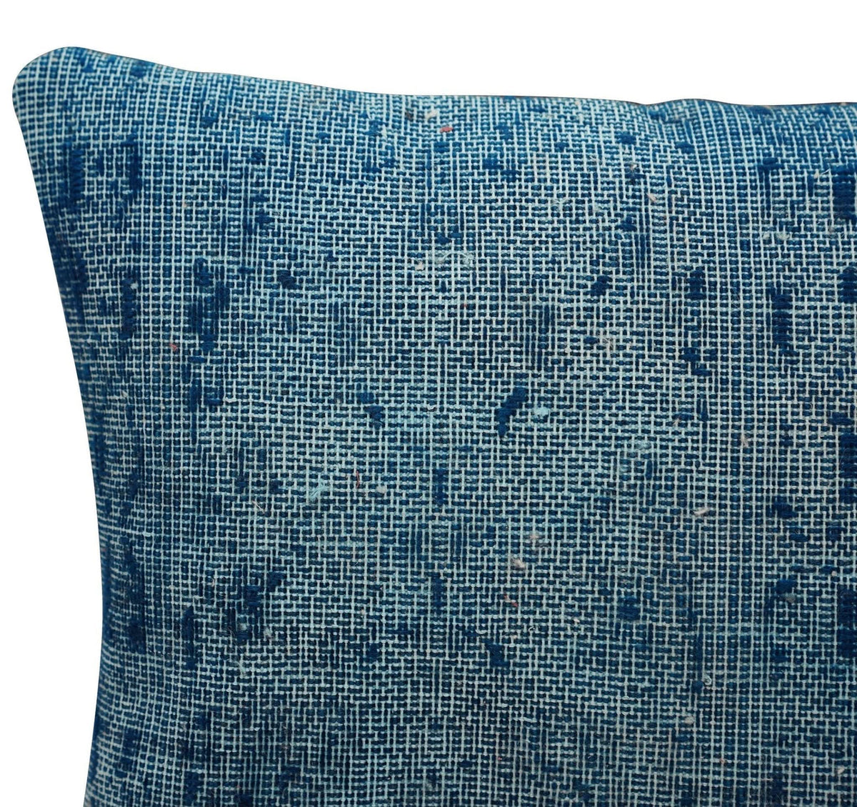 Canvello Antique Rug Dark Blue Throw Pillow - 18&quot;x18&quot; - Cultheir