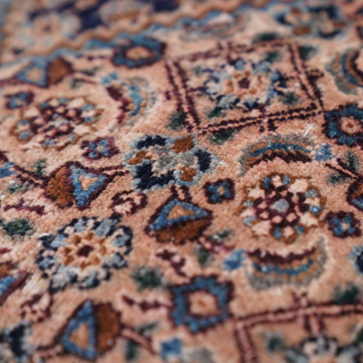 Canvello Antique Rug Navy Blue Cushion - 16&quot;x24&quot; - Cultheir