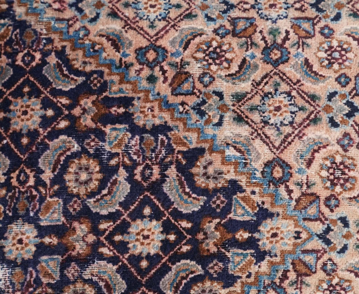 Canvello Antique Rug Navy Blue Cushion - 16&quot;x24&quot; - Cultheir