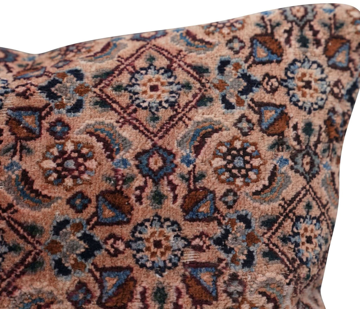 Canvello Antique Rug Navy Blue Cushion - 16&quot;x24&quot; - Cultheir