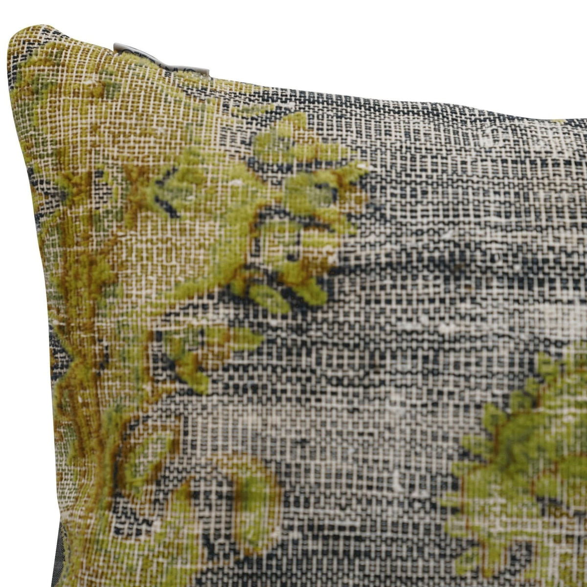 Canvello Antique Rug Olive Green Pillows - 16&quot;x24&quot; - Cultheir