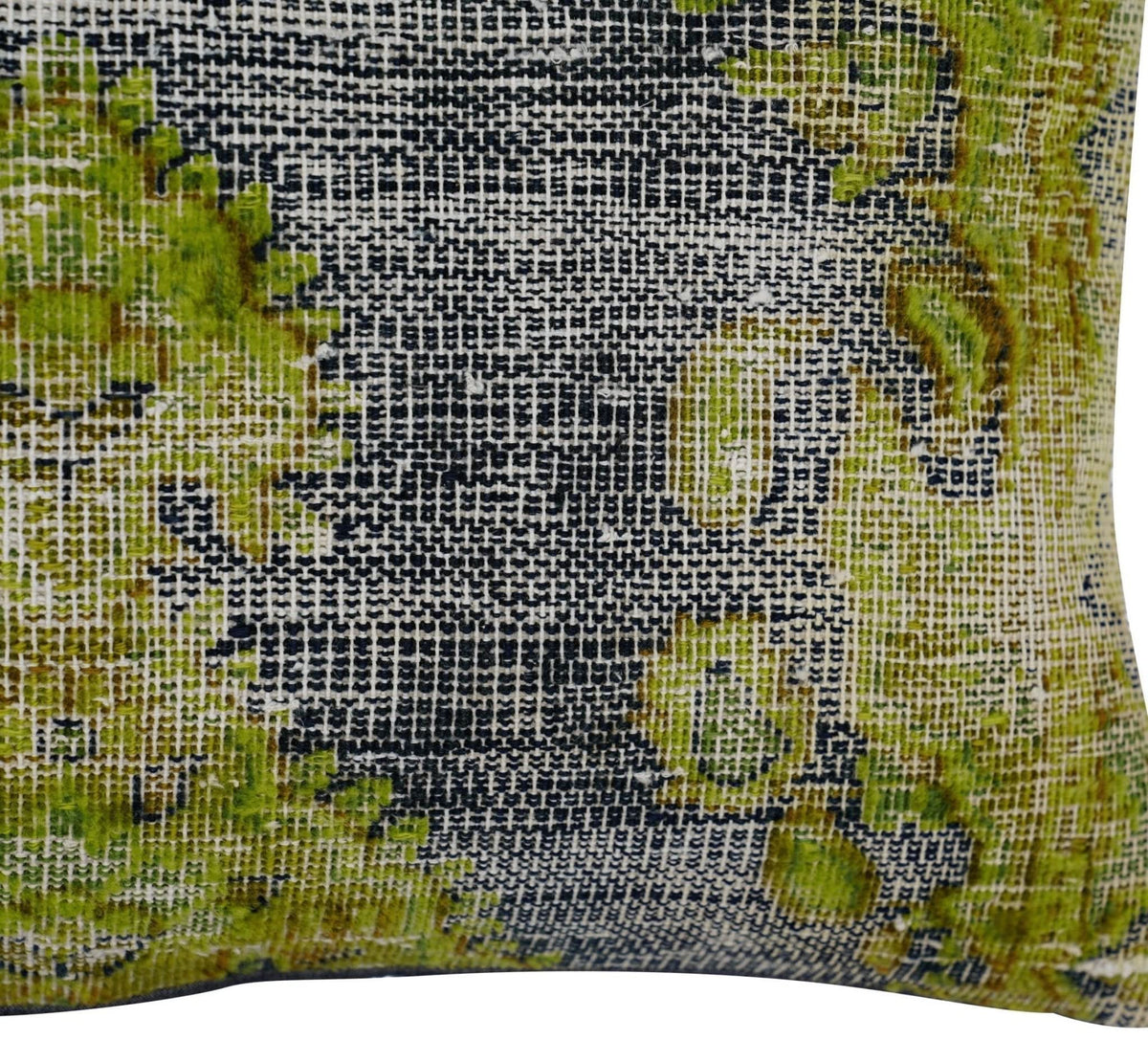 Canvello Antique Rug Olive Green Pillows - 16&quot;x24&quot; - Cultheir