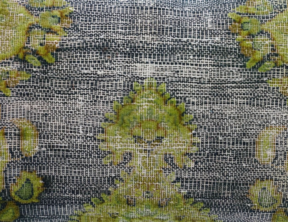 Canvello Antique Rug Olive Green Pillows - 16&quot;x24&quot; - Cultheir