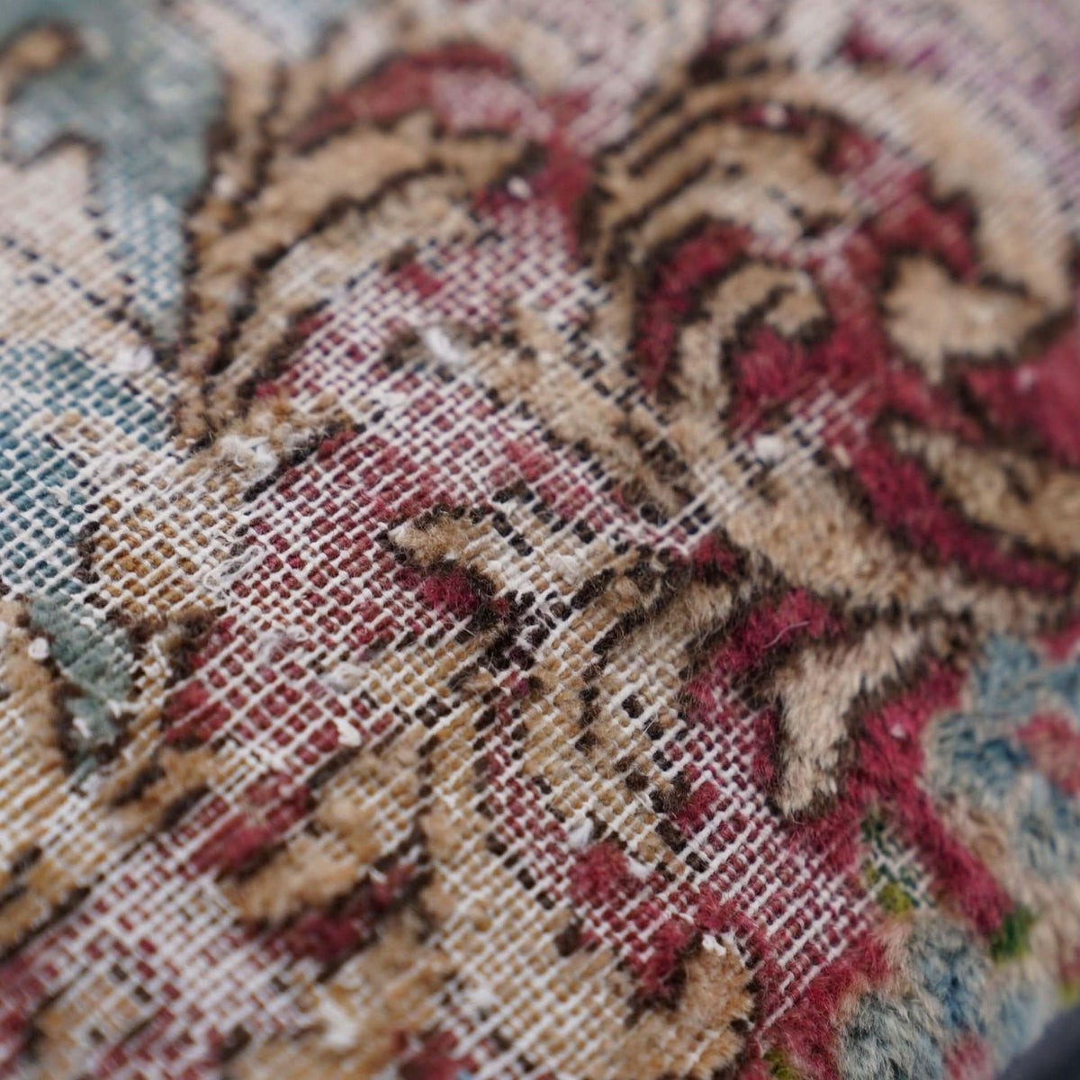 Canvello Antique Rug Organic Wool Pillow - 16&quot;x24&quot; - Cultheir