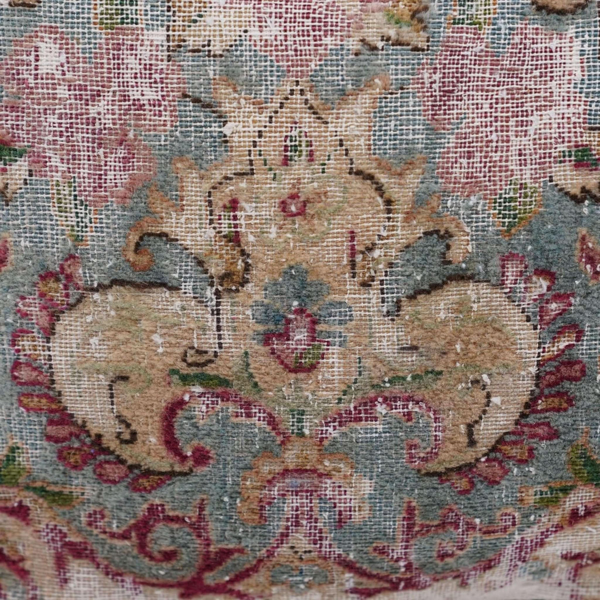 Canvello Antique Rug Organic Wool Pillow - 16&quot;x24&quot; - Cultheir