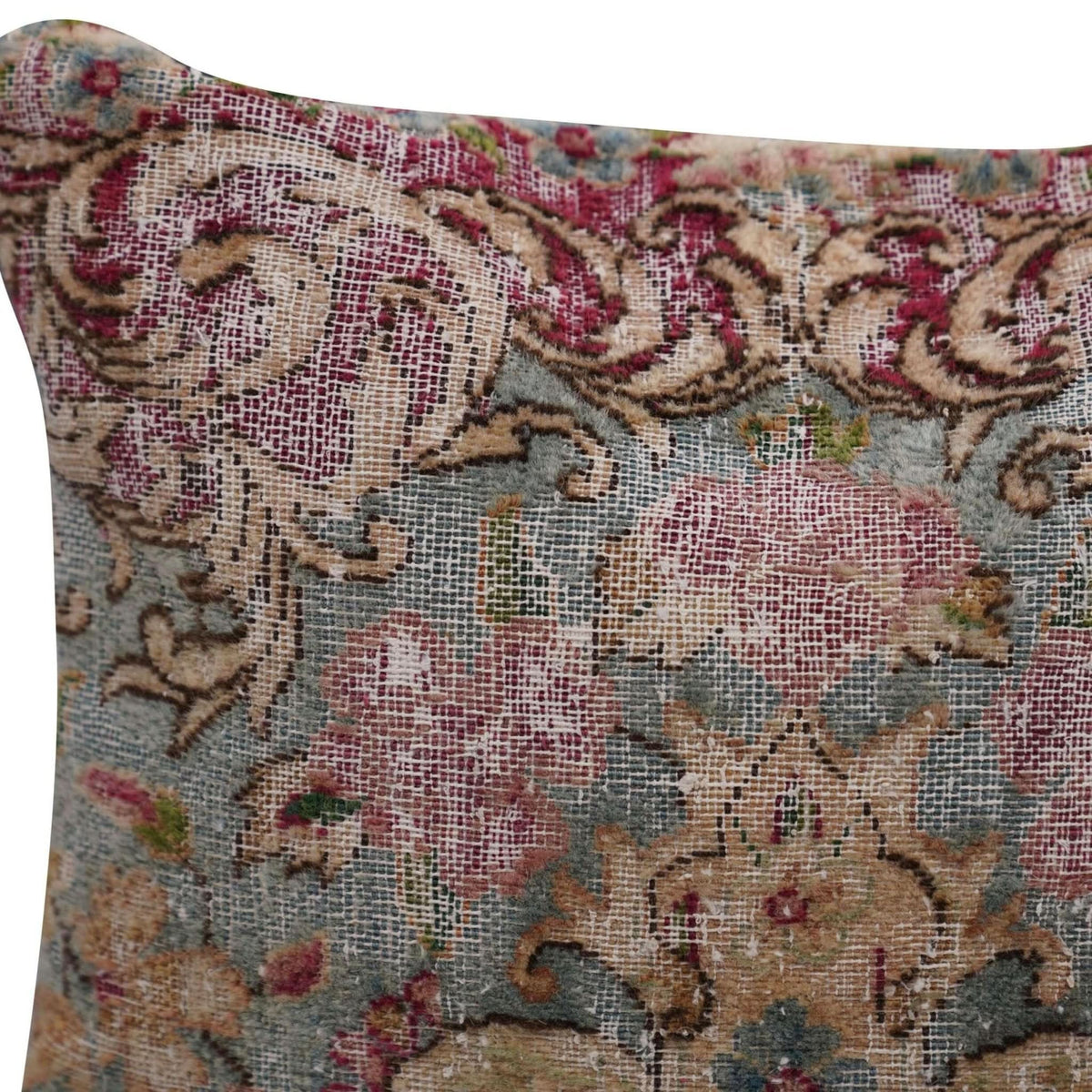 Canvello Antique Rug Organic Wool Pillow - 16&quot;x24&quot; - Cultheir
