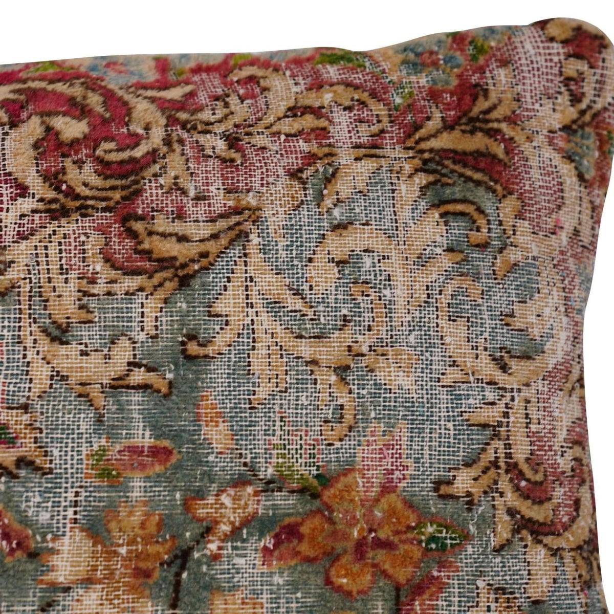 Canvello Antique Rug Organic Wool Pillow - 16&quot;x24&quot; - Cultheir