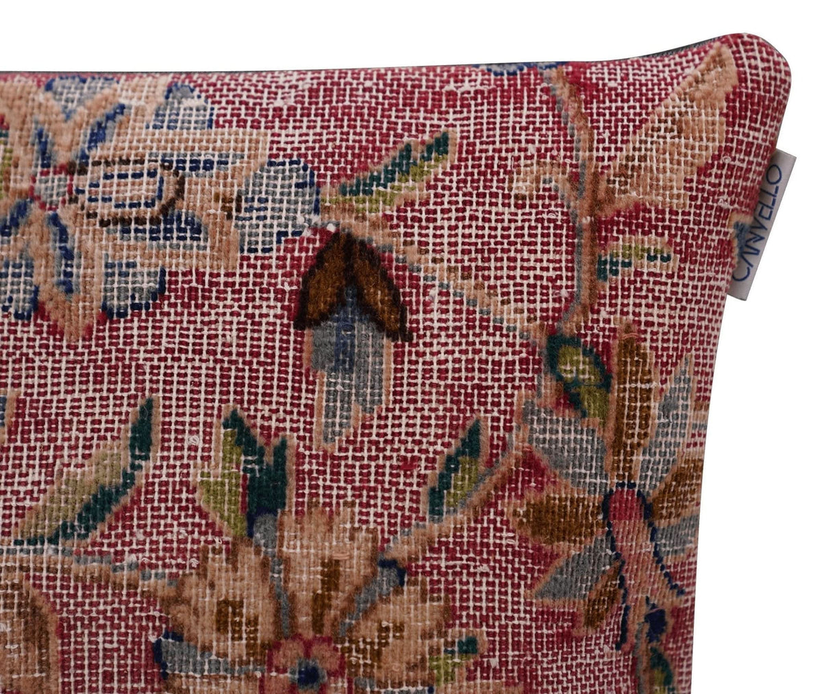 Canvello Antique Rug Red And Brown Pillows - 16&quot;x16&quot; - Cultheir