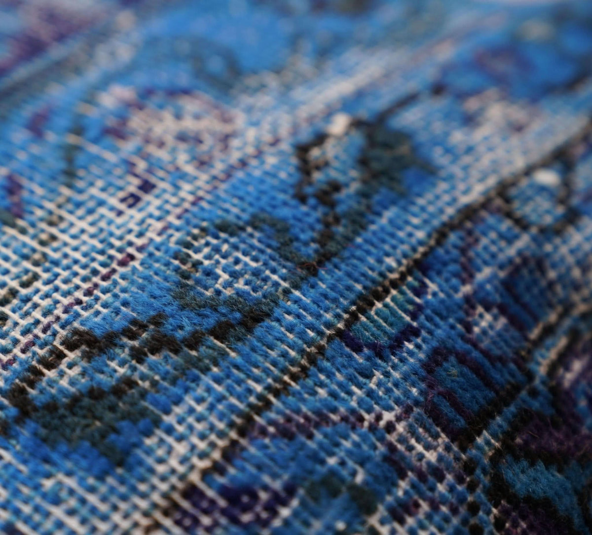 Canvello Antique Rug Royal Blue Throw Pillows - 16&quot;x16&quot; - Cultheir