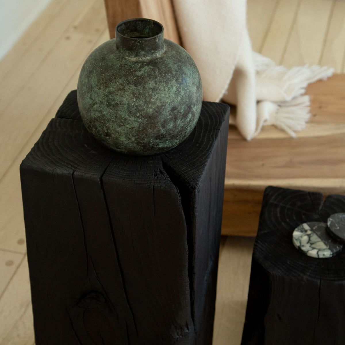 Charcoal Sculpture Pedestal - Medium - Cultheir