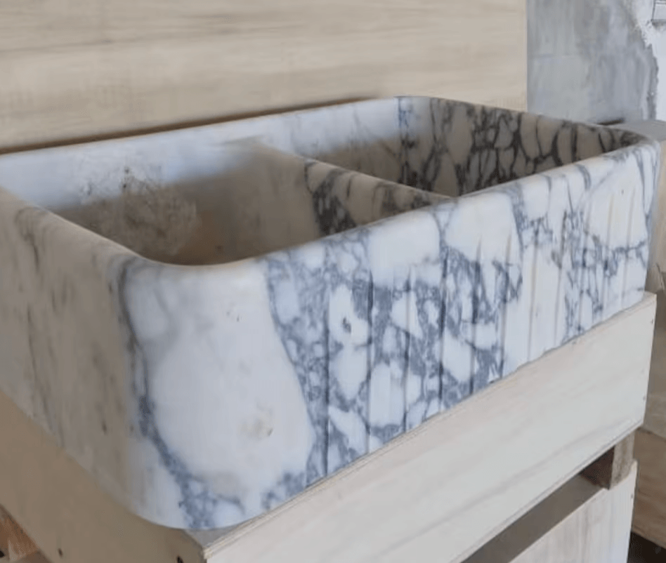 Customizable Calacatta Viola Marble Sinks - Cultheir 