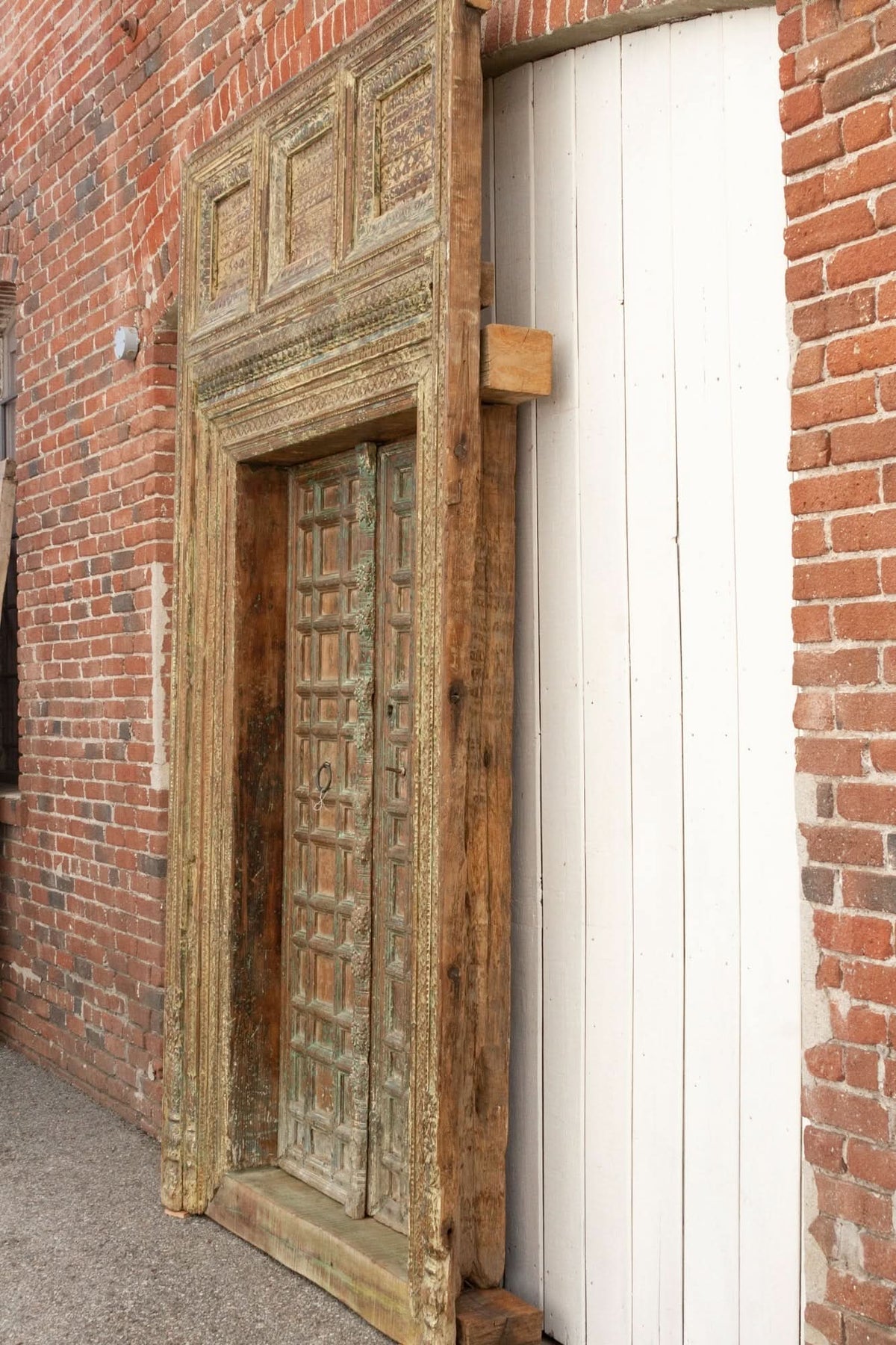 Early 1800’s Grand Haryana Indian Entrance Door - Cultheir