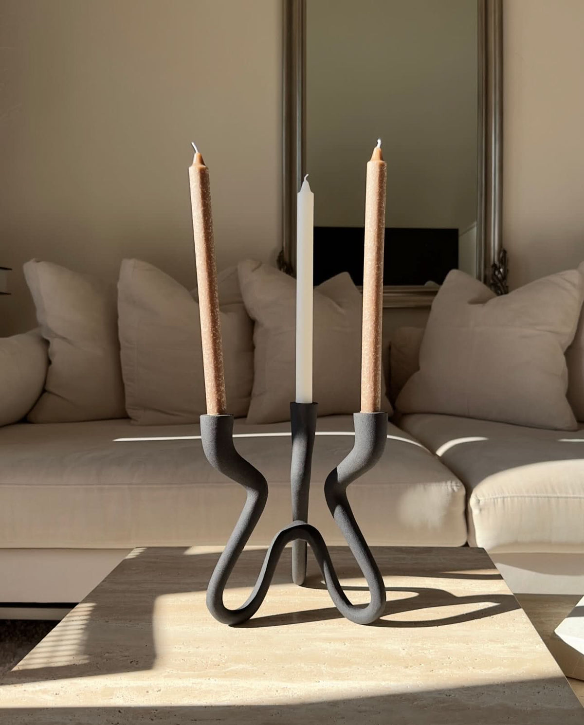 Ebony Elevated Candelabra - Cultheir