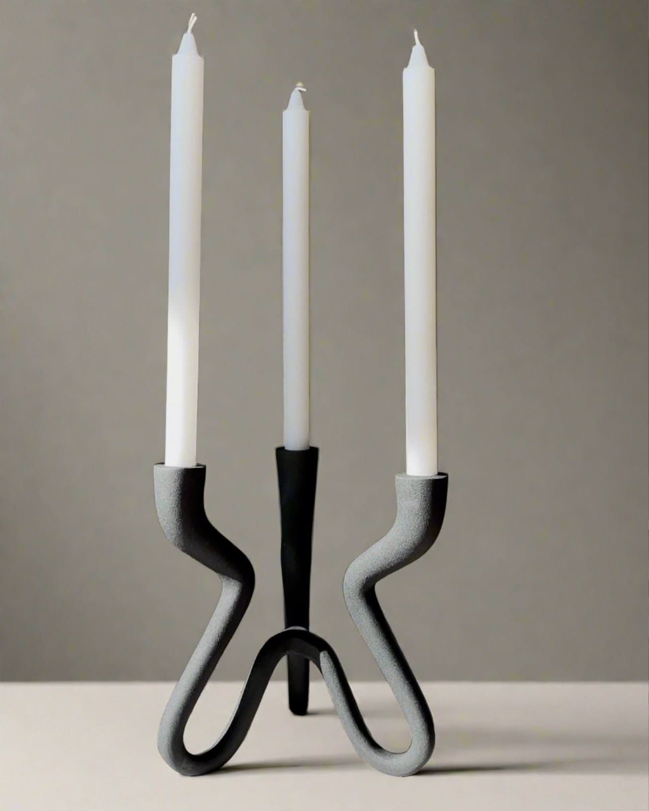 Ebony Elevated Candelabra - Cultheir
