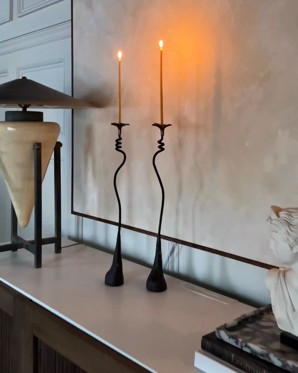 Ferra Lily Candle Holders (Set of 2) - Cultheir