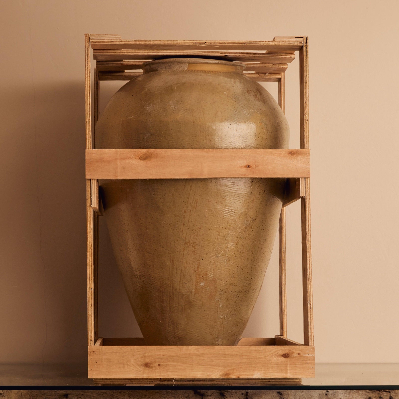 Vintage Crazing kohagi Vessel 江戸後期_器_古萩 Vintage Crazing kohagi Vessel 江戸後期_器_古萩