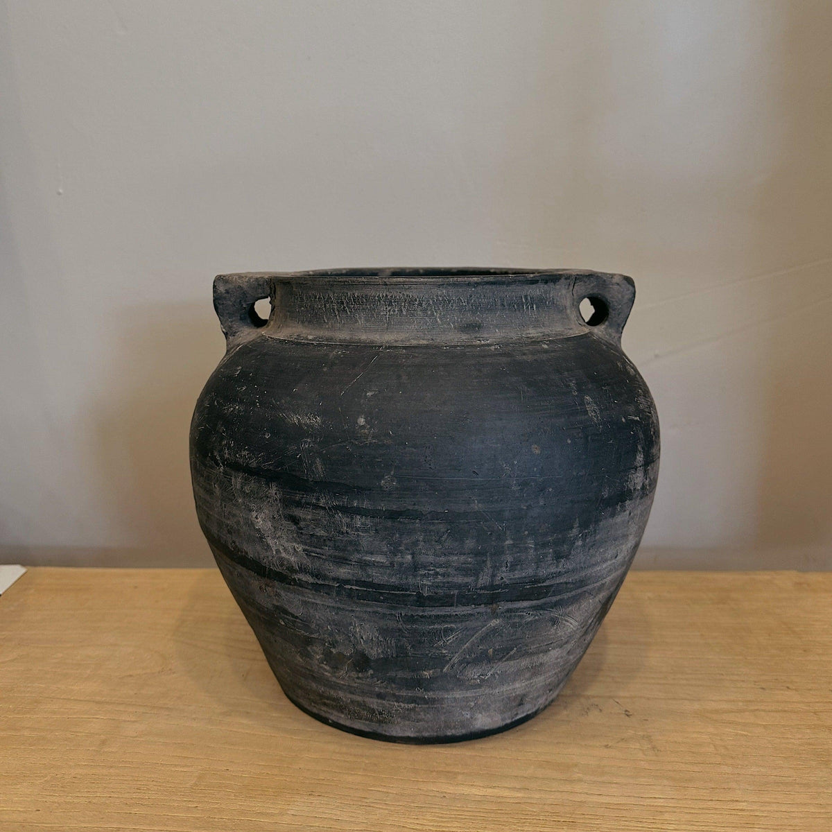 Grey Pot with Two Ears - Cultheir 