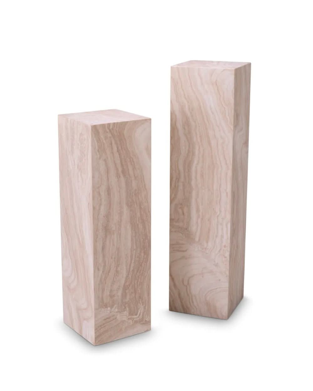 Honed Travertine Column Large - Cultheir