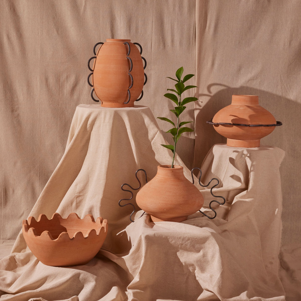 Ines Terracota Vessel by Diego Olivero Studio - Cultheir