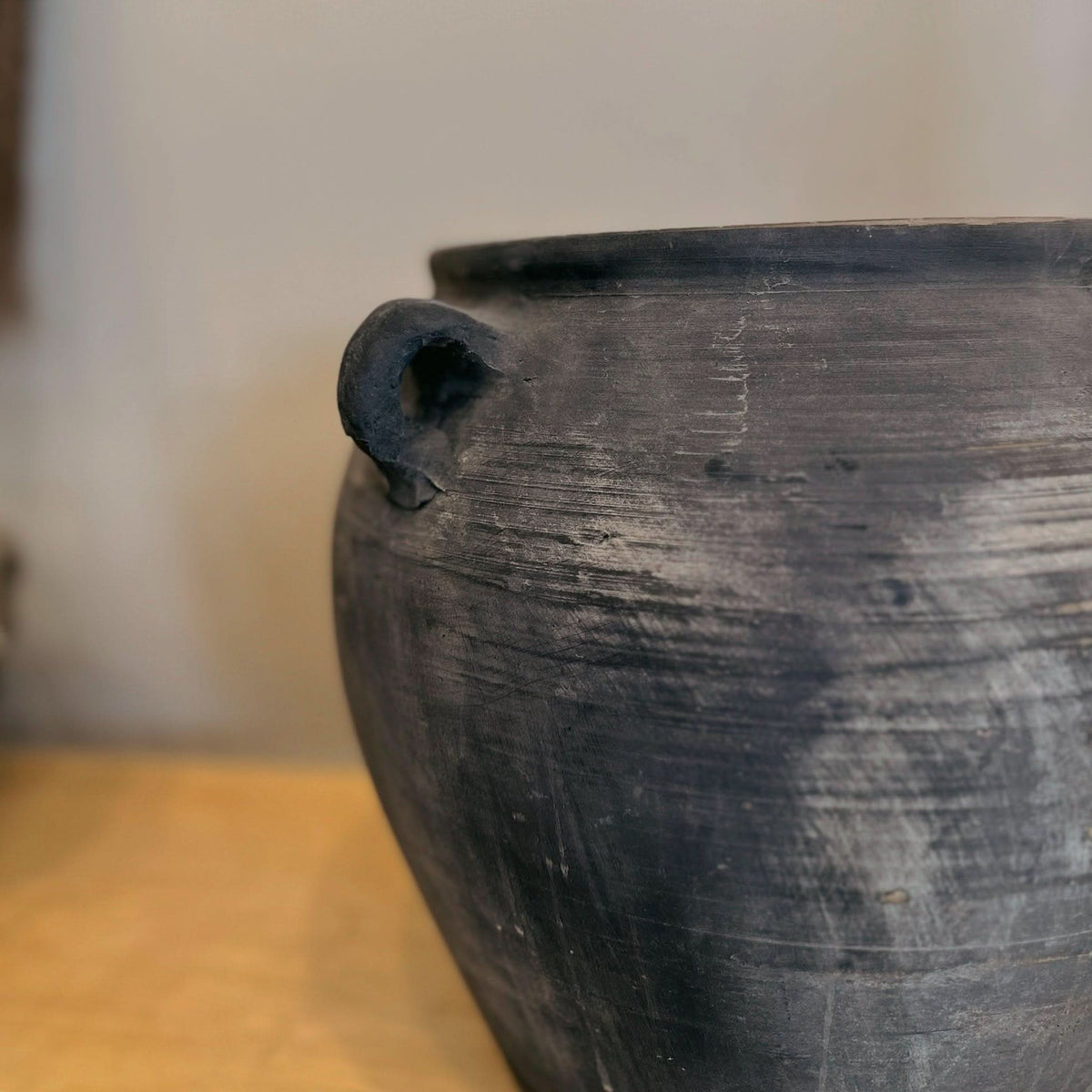 Large Grey Pot with Four Ears - Cultheir