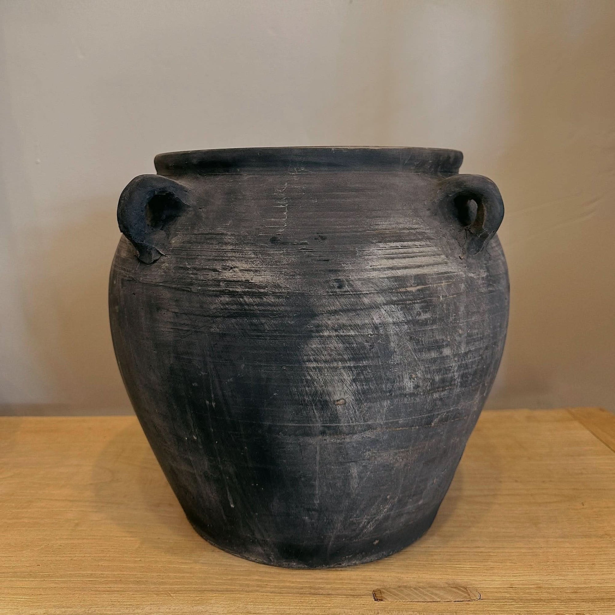 Large Grey Pot with Four Ears - Cultheir