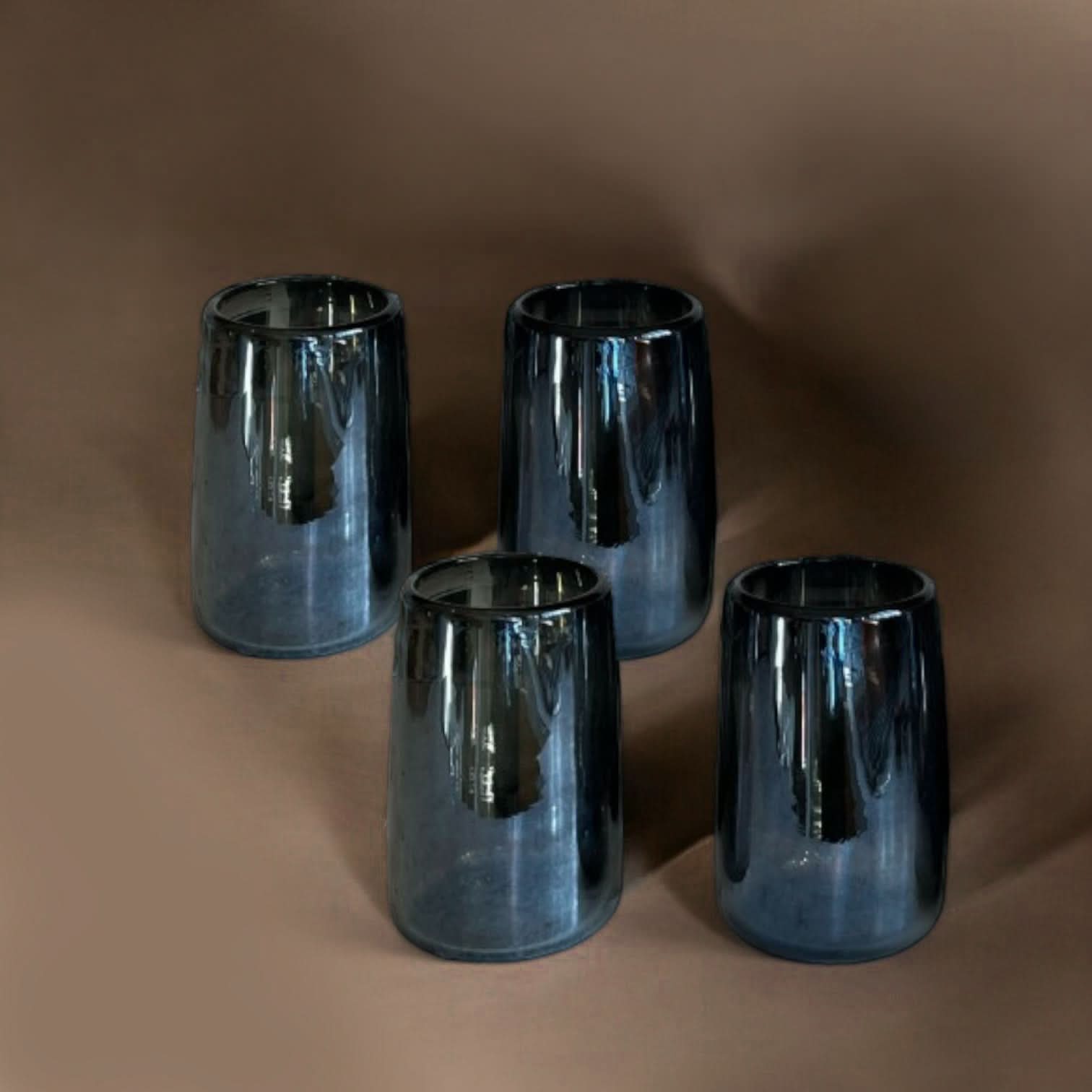 Mario Tall Smoke Luster Glass (Set of 4) - Cultheir