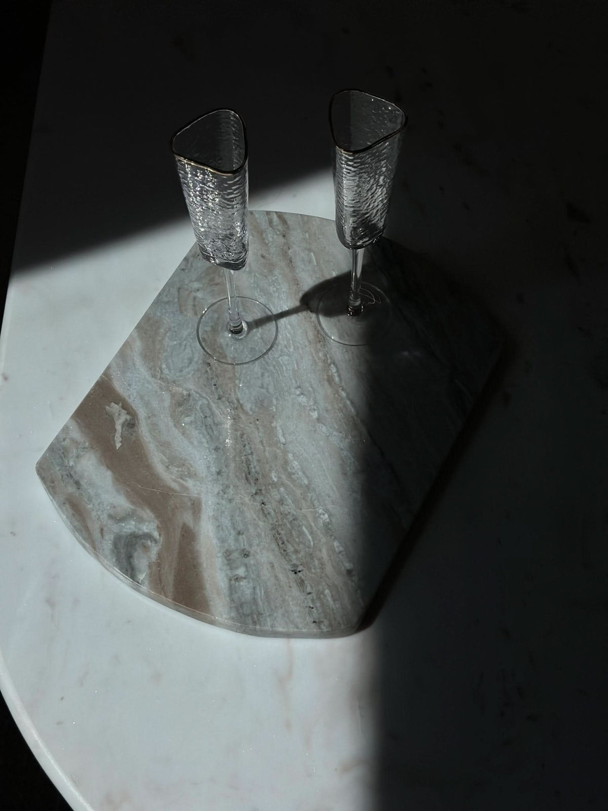 Organic Stone Marble Charcuterie Board - Cultheir