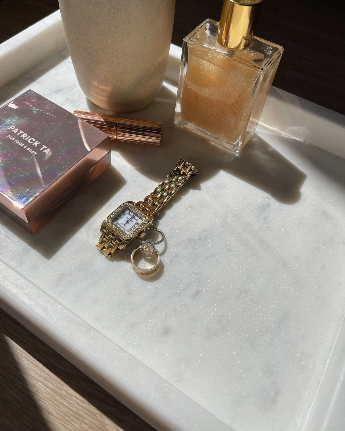 Organic Stone Marble Tray - Cultheir