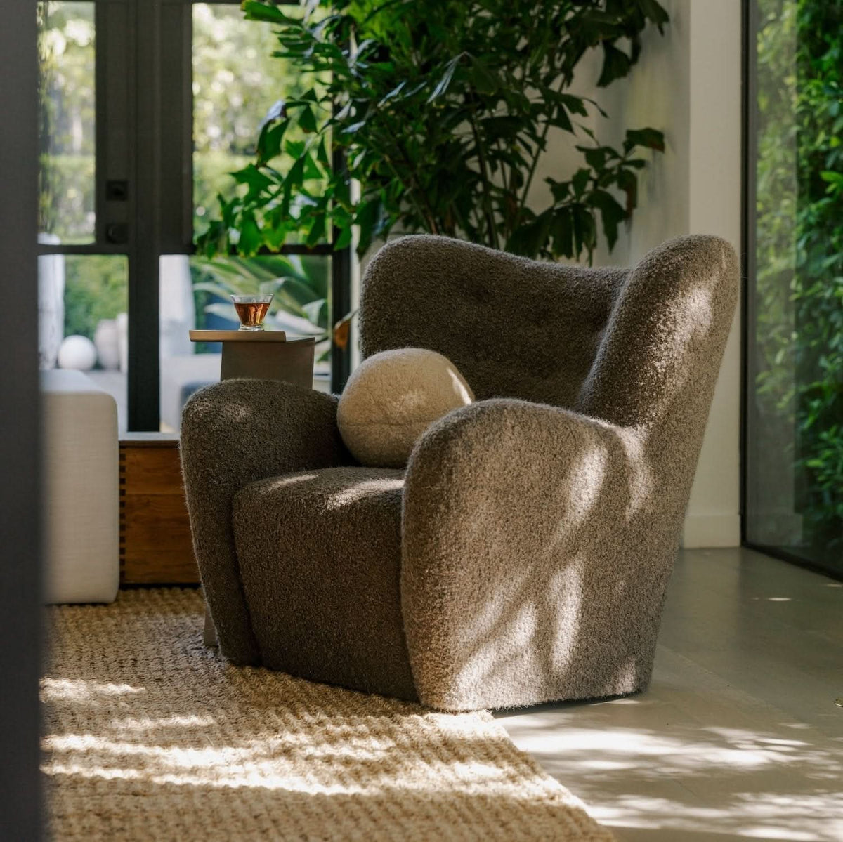 Papa Teddy Chair - Mocha Boucle - Cultheir