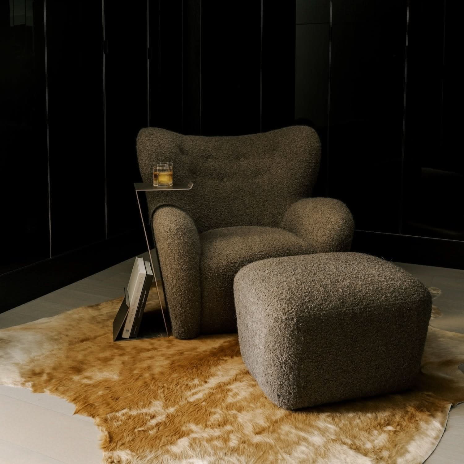 Papa Teddy Chair - Mocha Boucle - Cultheir