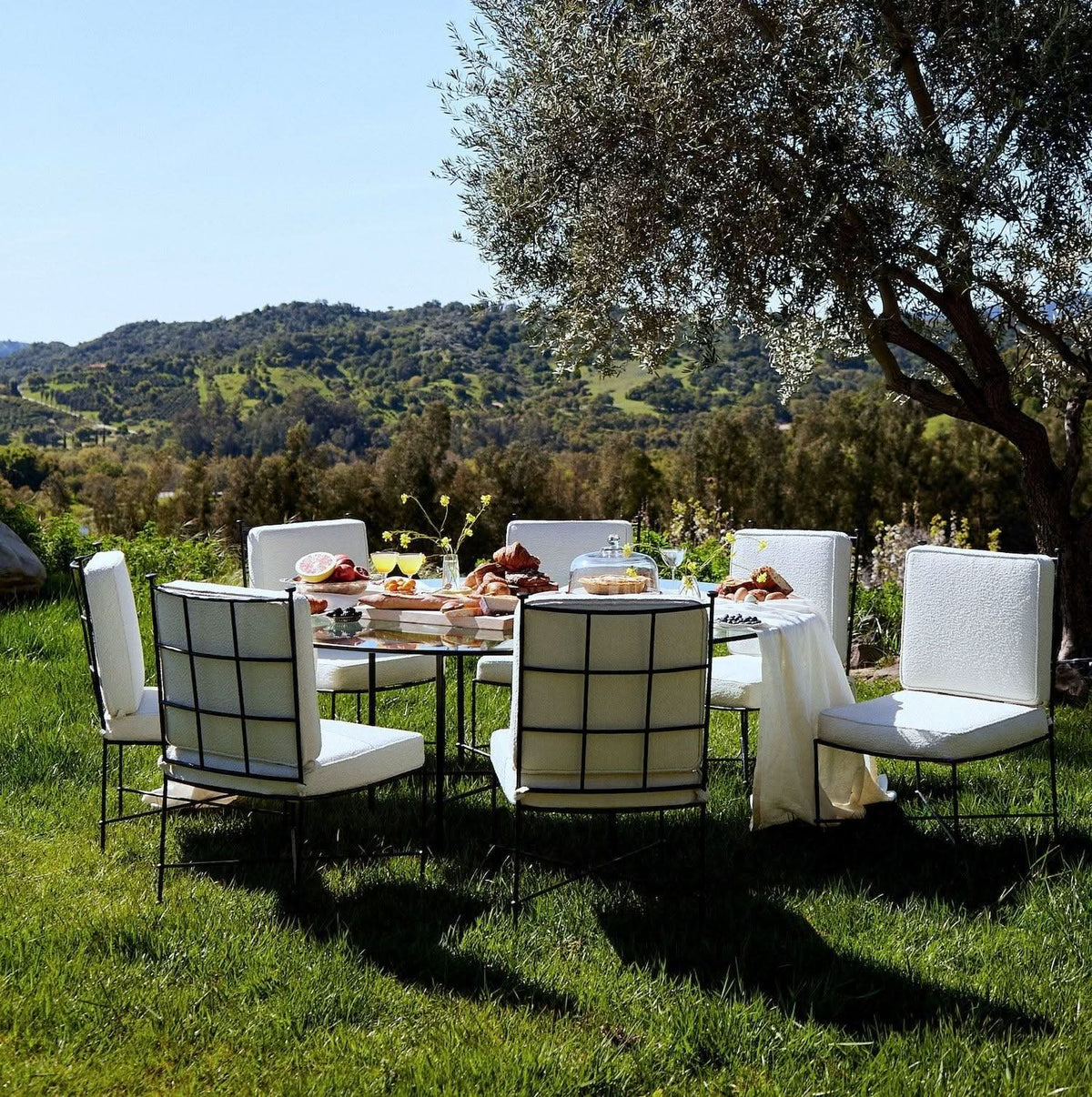 Provence Outdoor Armless Dining Chair - Boucle - Cultheir