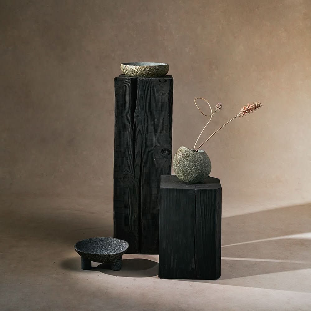 River Stone Footed Bowl - Cultheir