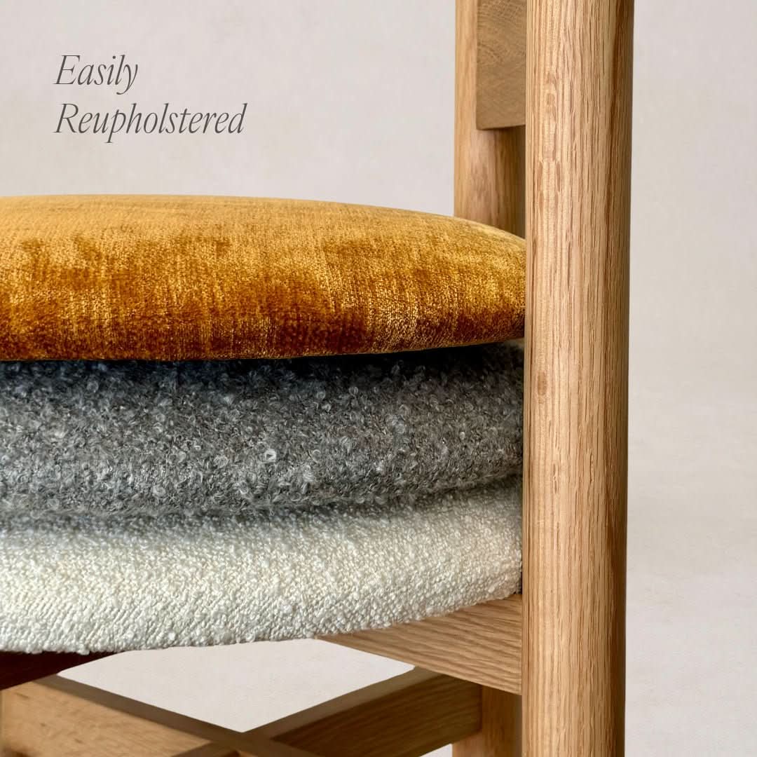 Teddy Counter Stool - White Oak - Cultheir