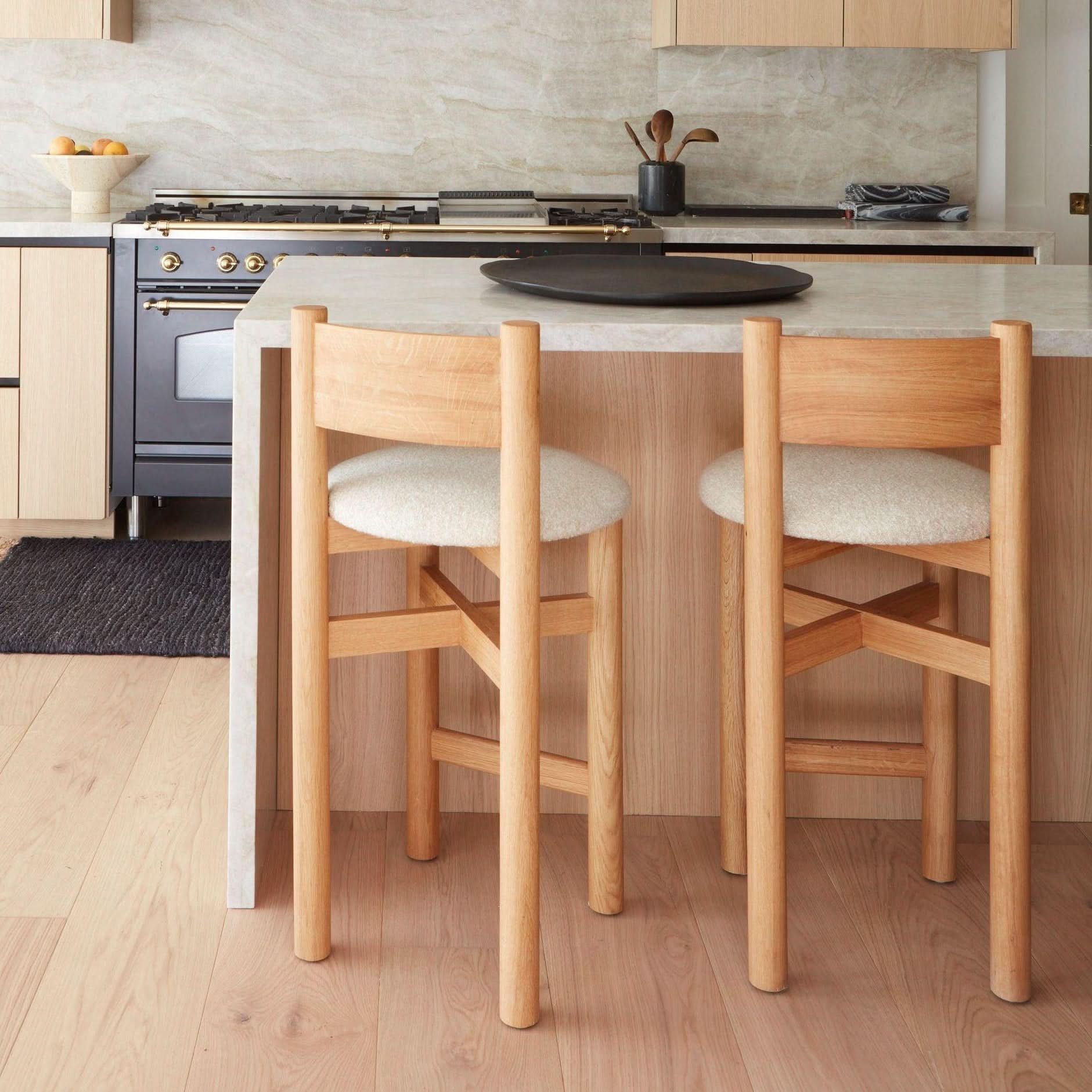 Teddy Counter Stool - White Oak - Cultheir