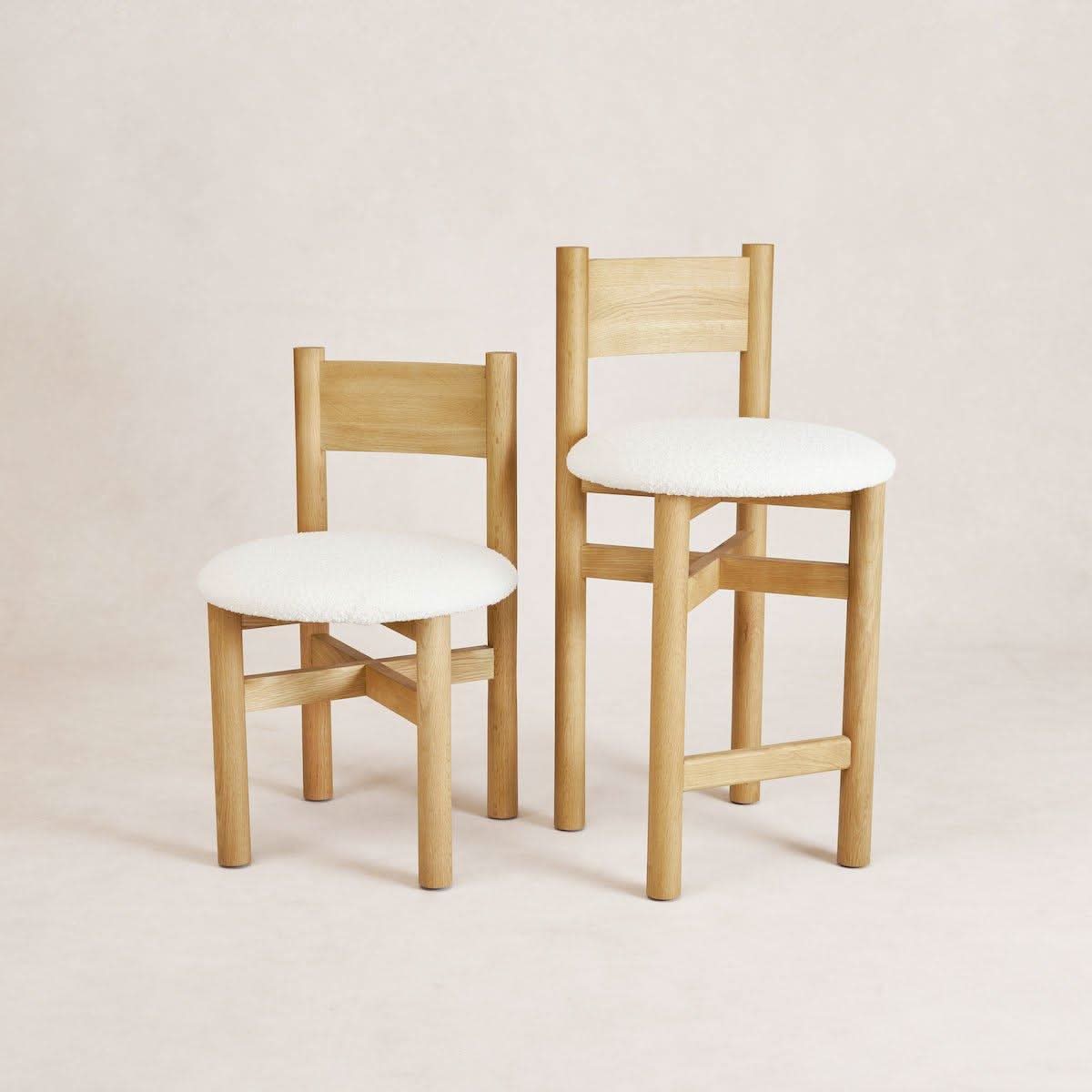 Teddy Counter Stool - White Oak - Cultheir