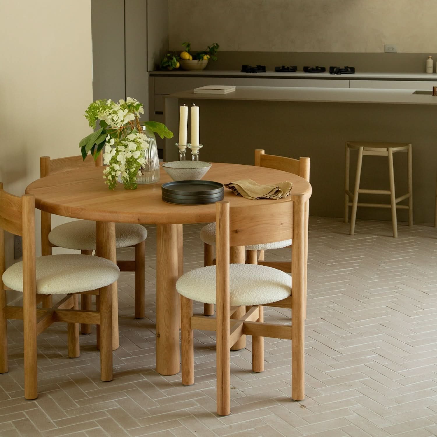 Teddy Dining Chair - White Oak - Cultheir