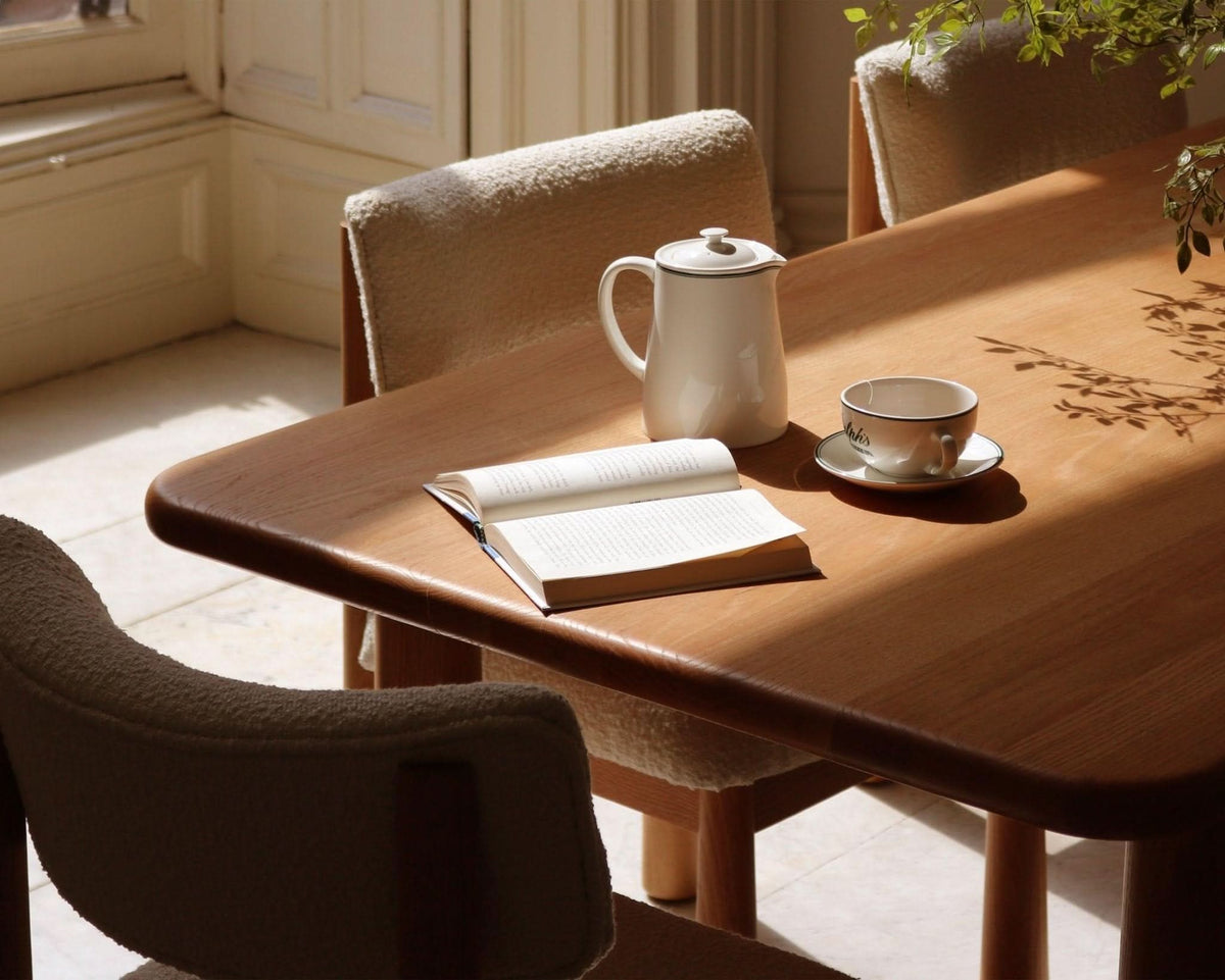 Topa Topa Rectangular Dining Table - White Oak - Cultheir
