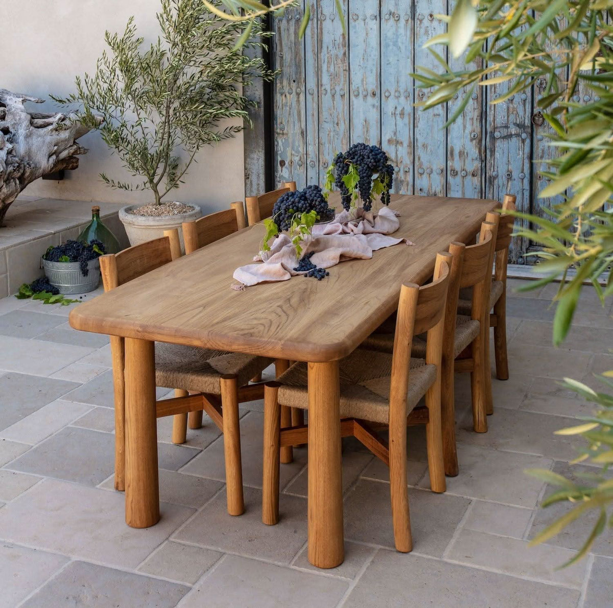 Topa Topa Rectangular Dining Table - White Oak - Cultheir