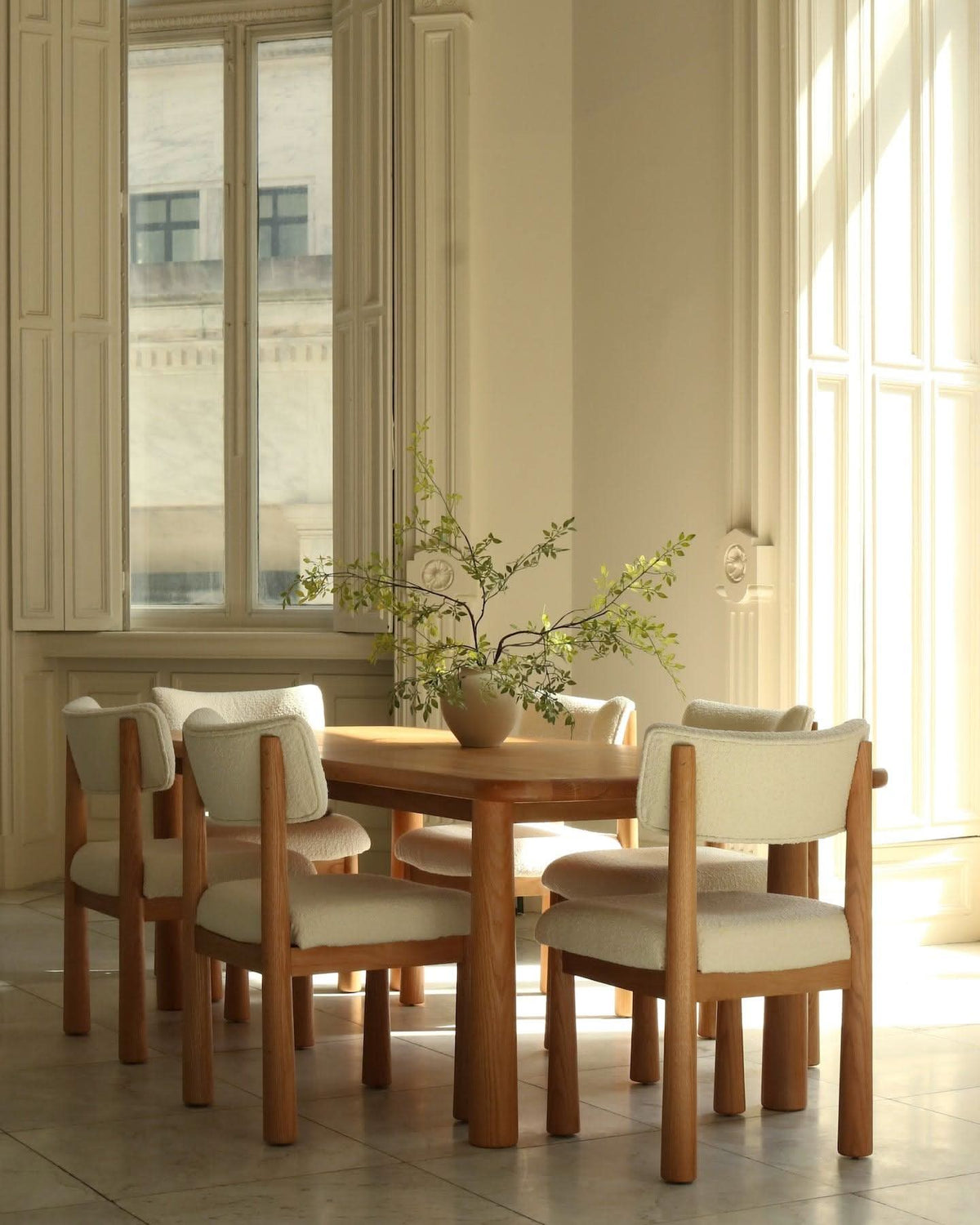 Topa Topa Rectangular Dining Table - White Oak - Cultheir