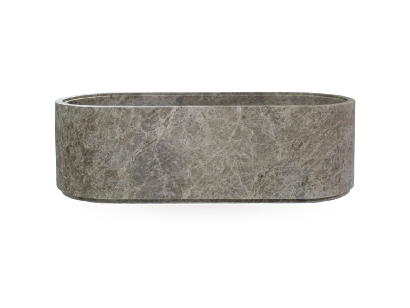 Tundra Gray Marble Bathtub