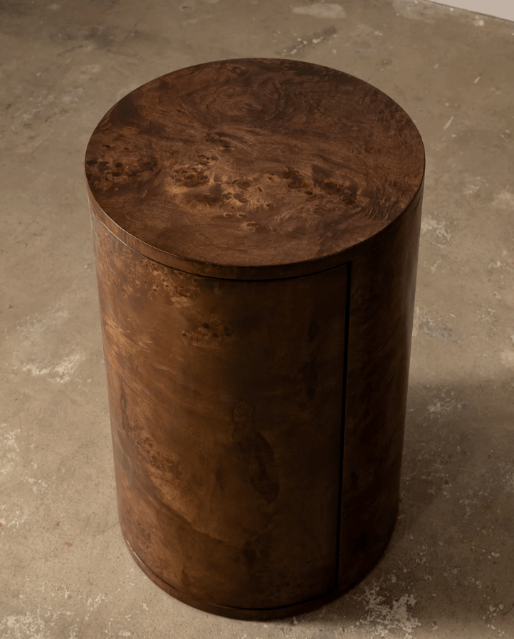 Vernier Round Side Table - Natural &amp; Tabac - Cultheir
