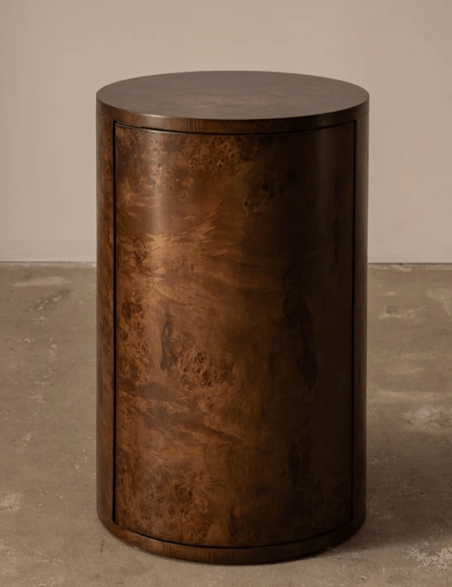 Vernier Round Side Table - Natural &amp; Tabac - Cultheir