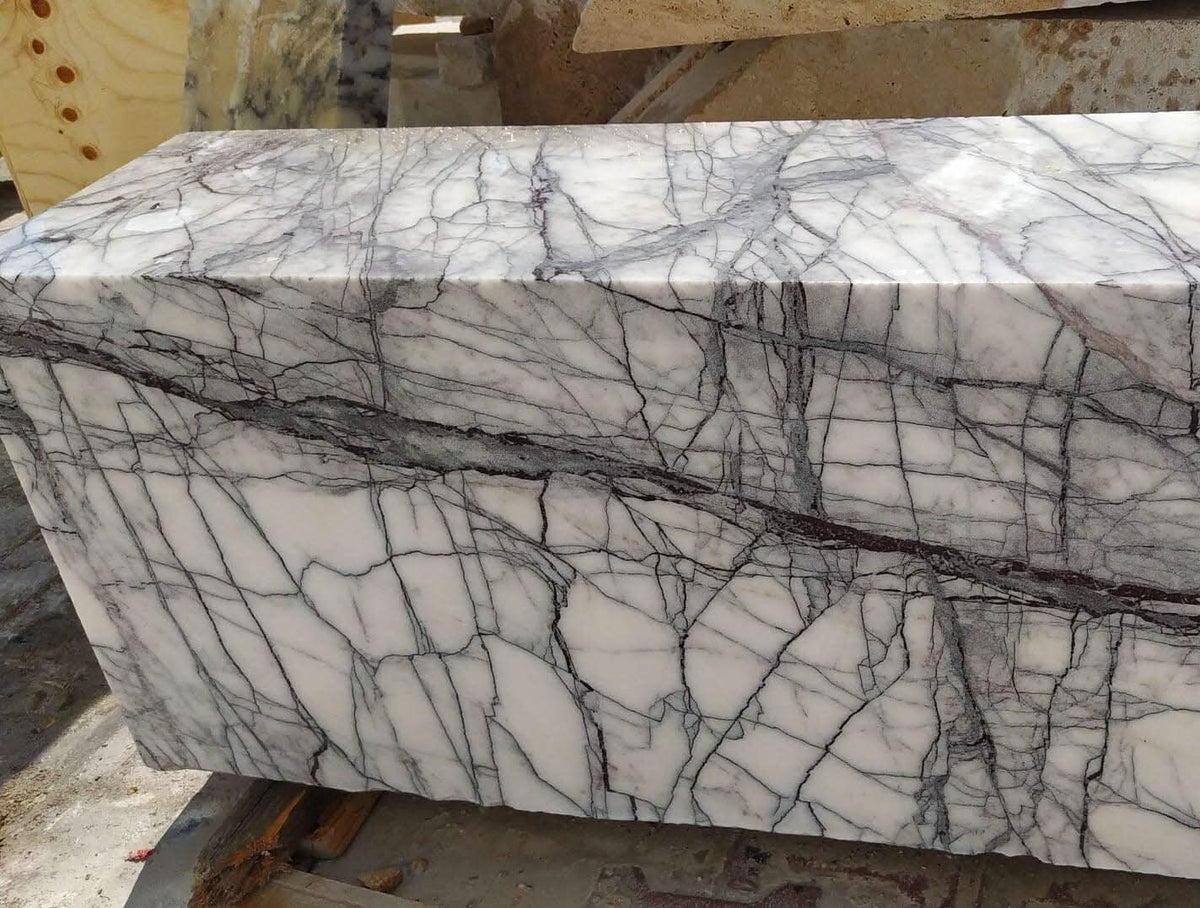 Lilac Marble Fireplace Surround - Cultheir