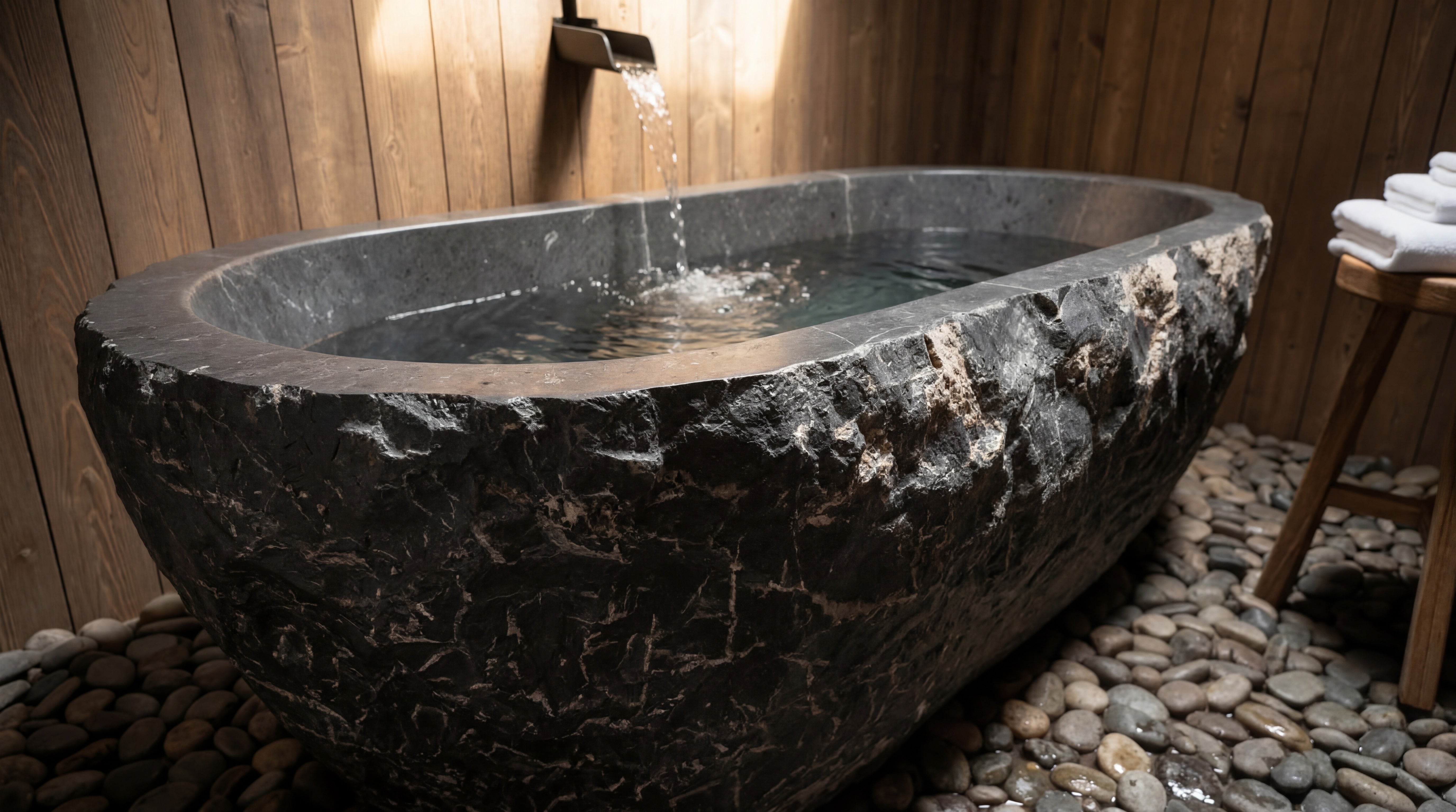 Saint Thomas Black Marble Bathtub